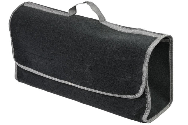 Benson Kofferbak Tool Organizer – 50 x 16 x 23 cm – Klittenband Bevestiging – Zwart/Grijs