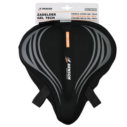 Benson Comfort Zadeldek Gel Tech - Reflectie - 300 x 280 mm