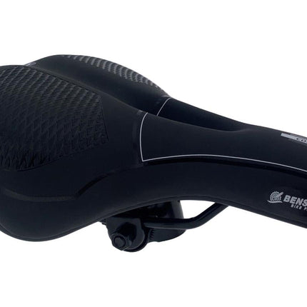 Benson Comfort Zadeldek - Ventilatie & Reflectie - 275 x 192 mm - Zwart