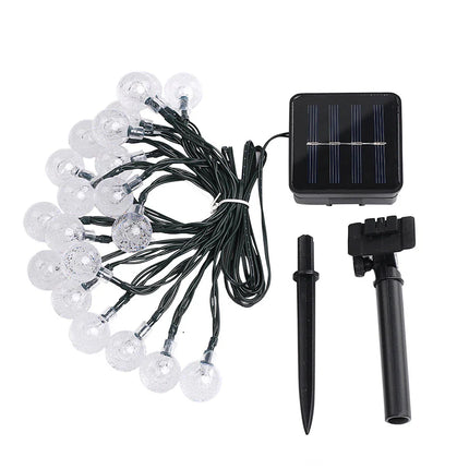Benson Deco Lichtsnoer Bolletjes Solar – 20 LEDs – 5 Meter – Wit