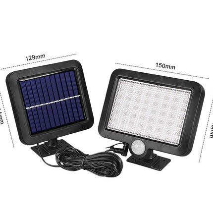 Hofftech Solar LED Straler - Met Bewegingssensor - 56 SMD - Weerbestendig
