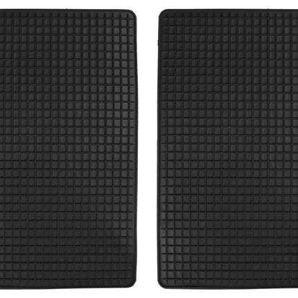 Benson Universele PVC Automatten – 2-delig – 43 x 29 cm – Zwart – Waterdicht