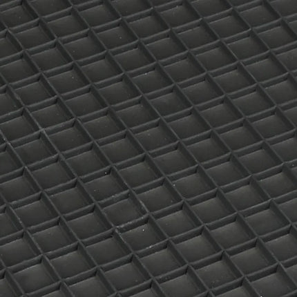 Benson Universele PVC Automatten – 2-delig – 43 x 29 cm – Zwart – Waterdicht
