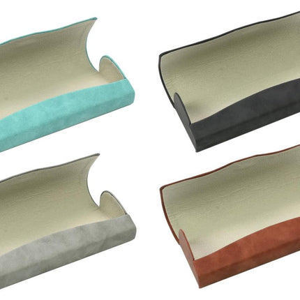 Benson Stijlvolle Brillenkoker - Suede Look - Compact Etui - Kleurenmix