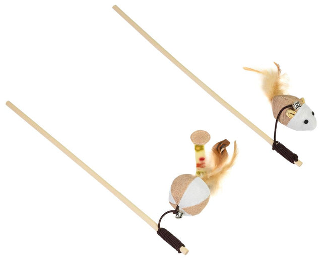Benson Kattenhengel Set - 2-Delig - Interactief Speelgoed - Met Bal en Muis