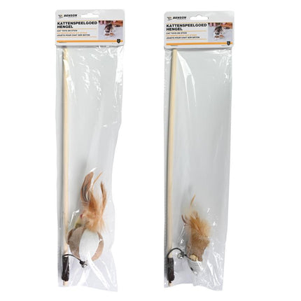 Benson Kattenhengel Set - 2-Delig - Interactief Speelgoed - Met Bal en Muis