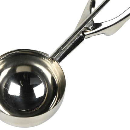 Benson IJsschep - 23,5 cm - RVS - Portioneerlepel met Veer - Diameter 6 cm