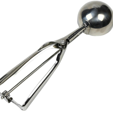 Benson IJsschep - 23,5 cm - RVS - Portioneerlepel met Veer - Diameter 6 cm