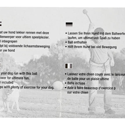 Benson Balwerper - 63 cm - Inclusief Bal - Apporteerspeelgoed