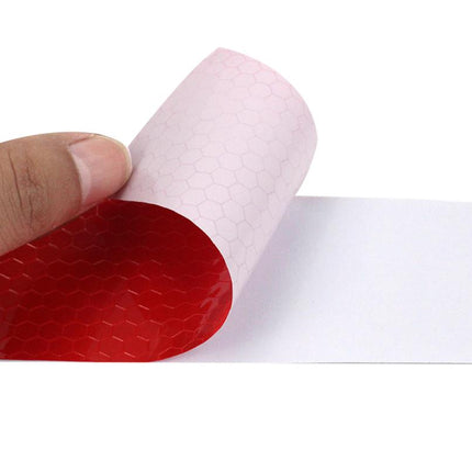 Benson Reflectiestrips - Zelfklevend - 5 x 30 cm - 10 stuks - Rood/Wit Waarschuwingspatroon