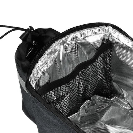 Lastpak Geïsoleerde Fiets Koeltas - 7 Liter - Bagagedrager - Donkergrijs