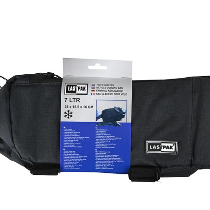 Lastpak Geïsoleerde Fiets Koeltas - 7 Liter - Bagagedrager - Donkergrijs