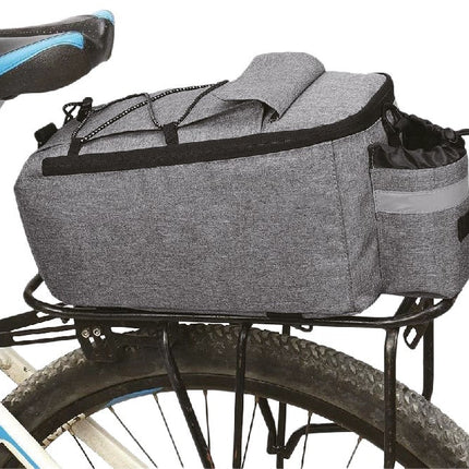 Lastpak Geïsoleerde Fiets Koeltas - 7 Liter - Bagagedrager - Grijs