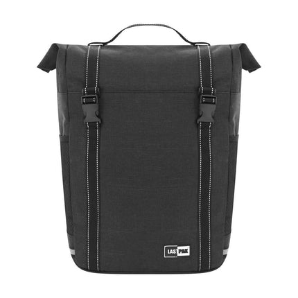 Lastpak Enkele Fietstas - 15 Liter - Waterafstotend Polyester - Zwart