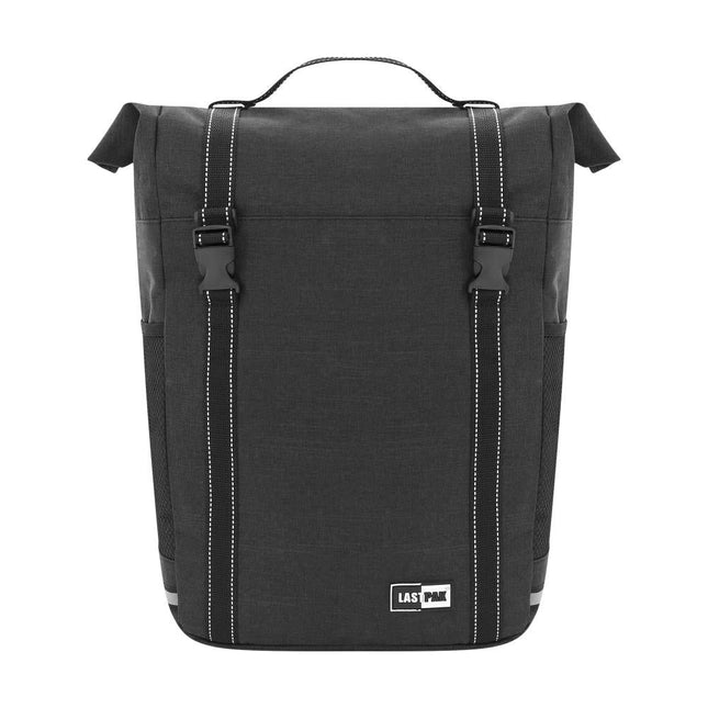 Lastpak Enkele Fietstas - 15 Liter - Waterafstotend Polyester - Zwart