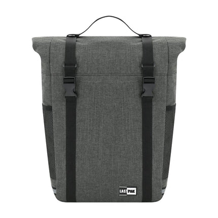 Lastpak Enkele Fietstas - 15 Liter - Waterafstotend Polyester - Donkergrijs