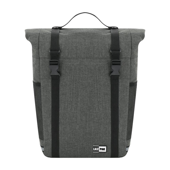 Lastpak Enkele Fietstas - 15 Liter - Waterafstotend Polyester - Donkergrijs