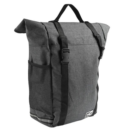 Lastpak Enkele Fietstas - 15 Liter - Waterafstotend Polyester - Donkergrijs