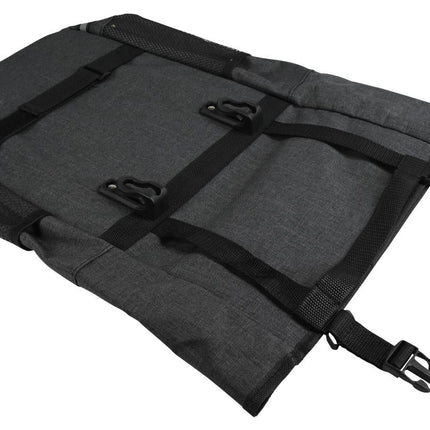 Lastpak Enkele Fietstas - 15 Liter - Waterafstotend Polyester - Donkergrijs