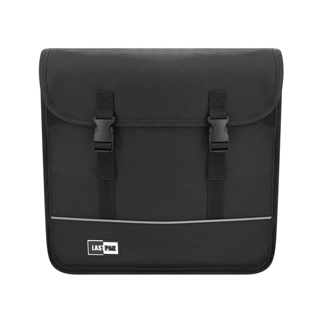 Lastpak Dubbele Fietstas - 35 Liter - Waterafstotend 600D Canvas - Zwart