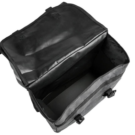 Lastpak Dubbele Fietstas - 35 Liter - Waterafstotend 600D Canvas - Grijs