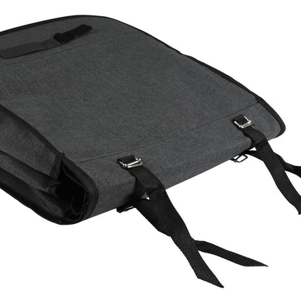 Lastpak Dubbele Fietstas - 35 Liter - Waterafstotend 600D Canvas - Grijs
