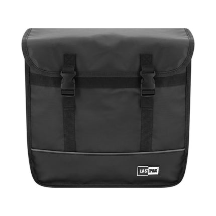 Lastpak Dubbele Fietstas - 35 Liter - Waterafstotend Bisonyl - Mat Zwart