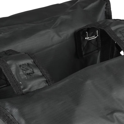 Lastpak Dubbele Fietstas - 35 Liter - Waterafstotend Bisonyl - Mat Zwart