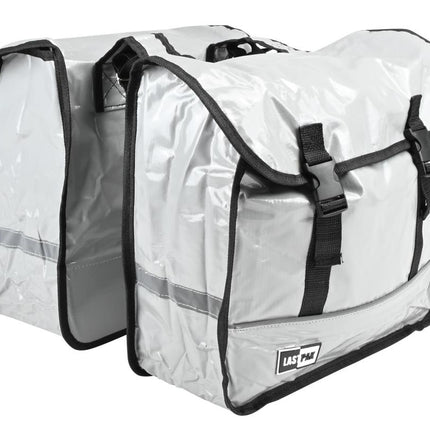 Lastpak Dubbele Fietstas - 35 Liter - Waterafstotend Bisonyl - Nardo Grijs