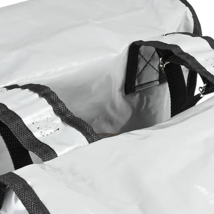 Lastpak Dubbele Fietstas - 35 Liter - Waterafstotend Bisonyl - Nardo Grijs