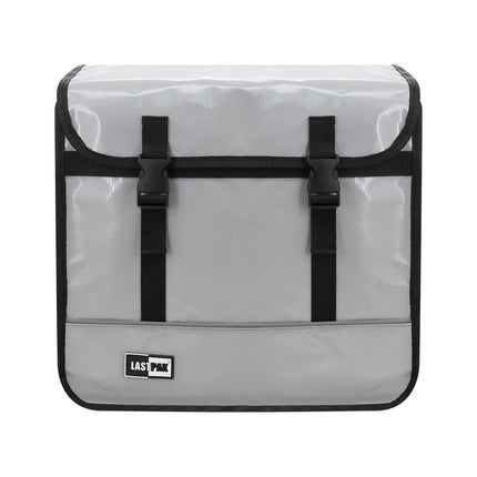 Lastpak Dubbele Fietstas - 35 Liter - Waterafstotend Bisonyl - Nardo Grijs