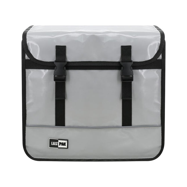 Lastpak Dubbele Fietstas - 35 Liter - Waterafstotend Bisonyl - Nardo Grijs