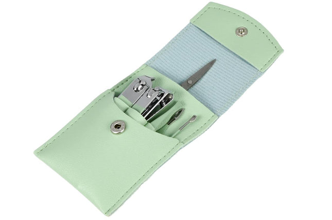 Benson 7-Delige Manicureset – Compact – Groen – RVS Gereedschap