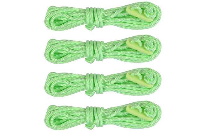 Benson Glow in the Dark Scheerlijn Set - 4 stuks x 3 Meter - Inclusief Spanners - Lichtgevend