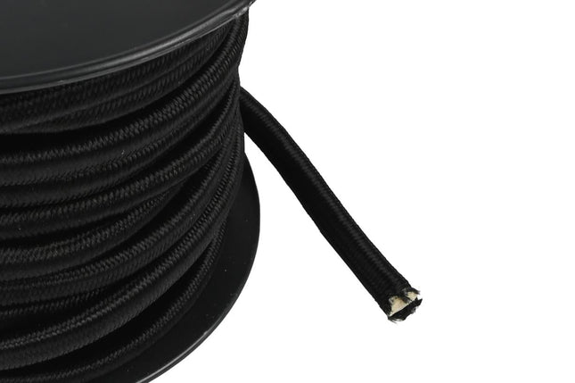 Benson Elastiek op rol Zwart 8 mm x 20 Meter - Weerbestendig