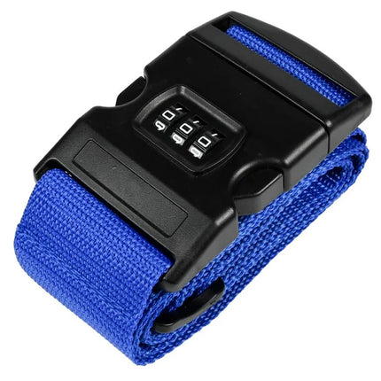 Benson Kofferspanband met Cijferslot - Blauw - 180 cm