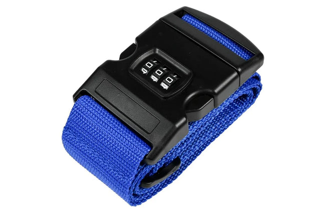 Benson Kofferspanband met Cijferslot - Blauw - 180 cm
