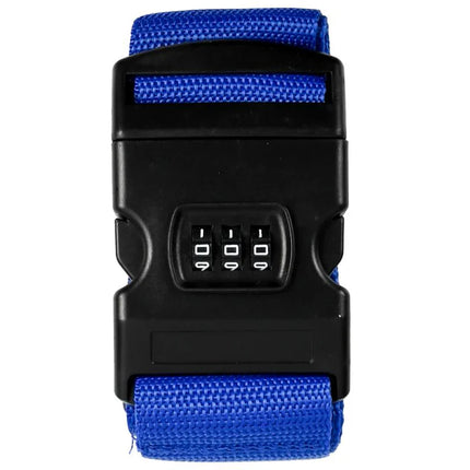 Benson Kofferspanband met Cijferslot - Blauw - 180 cm