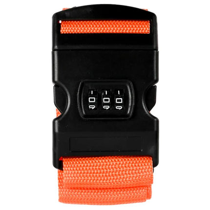 Benson Kofferspanband met Cijferslot - Oranje - 180 cm