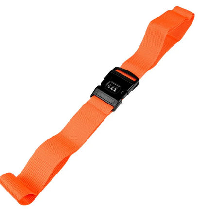 Benson Kofferspanband met Cijferslot - Oranje - 180 cm