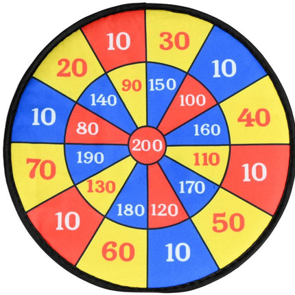 Benson Dartbord voor Kinderen - Klittenband - 36 cm - Inclusief 3 Ballen