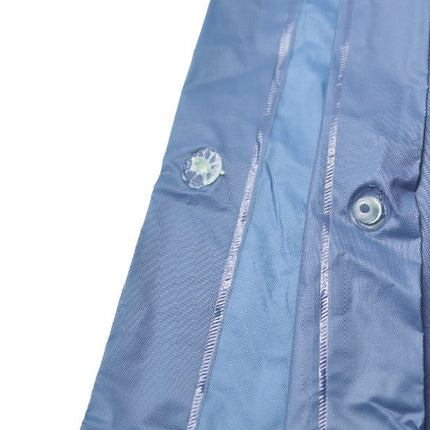 Benson Duurzame Regenponcho - Herbruikbaar - Blauw - Met Capuchon