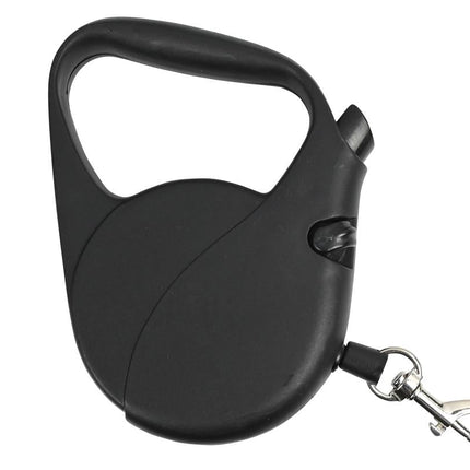 Benson Hondenriem Rollijn - 3 Meter - Zwart - Ergonomisch