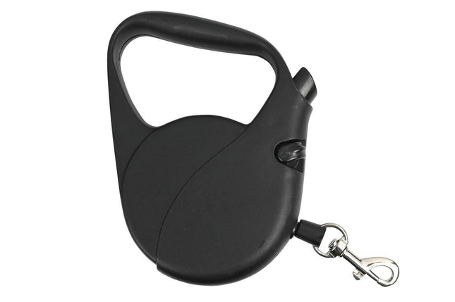 Benson Hondenriem Rollijn - 3 Meter - Zwart - Ergonomisch