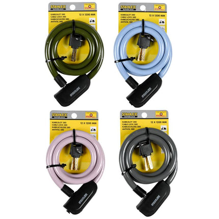 Stahlex Kabelslot - 1200 mm - Ø 12 mm - Inclusief 2 Sleutels