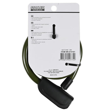Stahlex Kabelslot - 1200 mm - Ø 12 mm - Inclusief 2 Sleutels