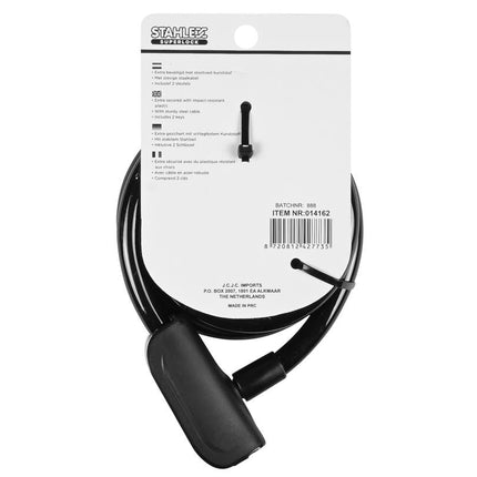 Stahlex Kabelslot 380 - Ø 12 mm x 1500 mm - Inclusief 2 Sleutels