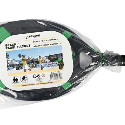 Benson Beach & Padel Racket - 49 cm - Zwart - Comfortabel