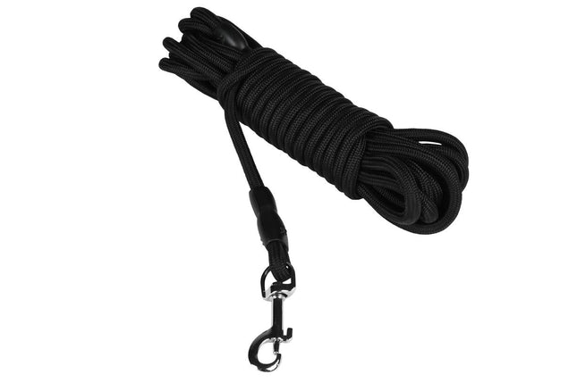 Benson Zoeklijn voor Honden - 5 Meter - Zwart - Nylon - Training