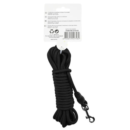 Benson Zoeklijn voor Honden - 5 Meter - Zwart - Nylon - Training